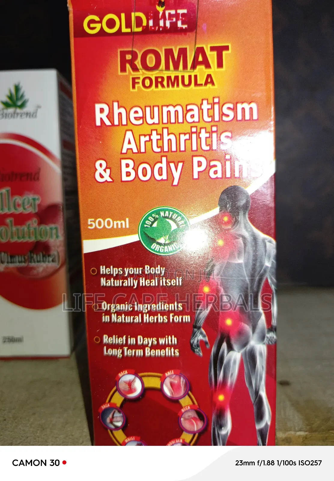 Rheumatism Arthritis Body Pain Herbal Solution
