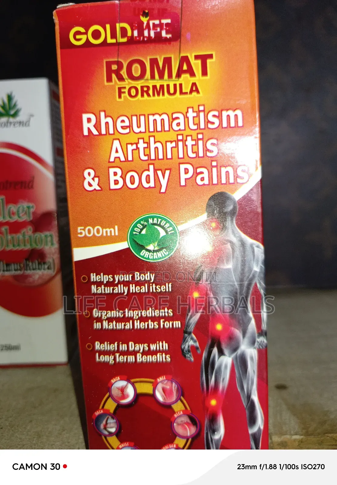 Rheumatism Arthritis Body Pain Herbal Solution