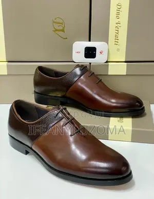 High Classic Leather Lace Up Corporate Shoe