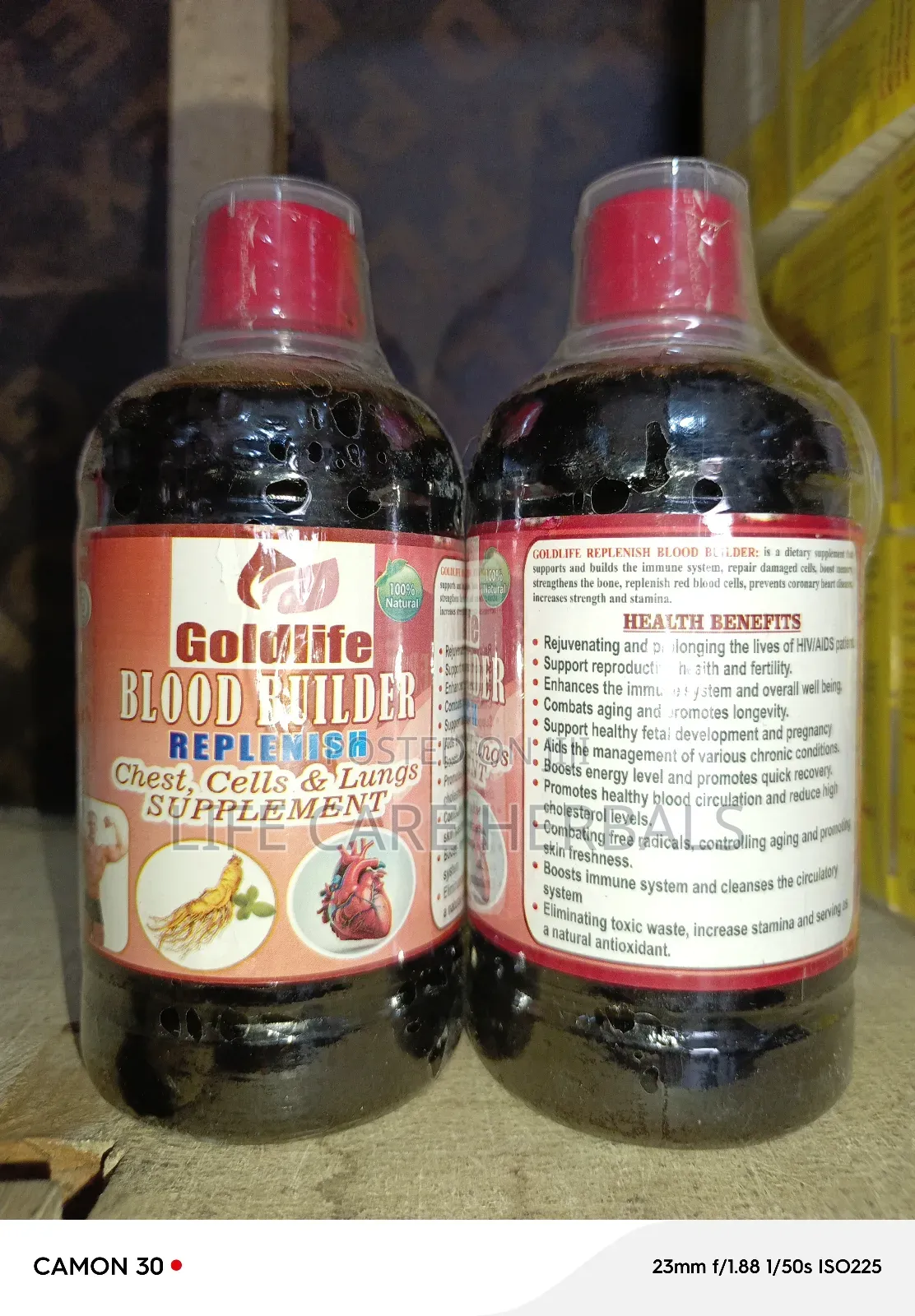 Blood Builder Herbal Solution Goldlife