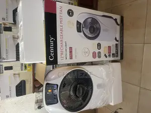 Century 12" Rechargeable Mist Fan With Led Light, Model FRC-30