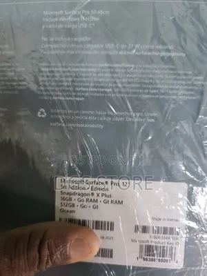 New Microsoft Surface Pro 7 512 GB