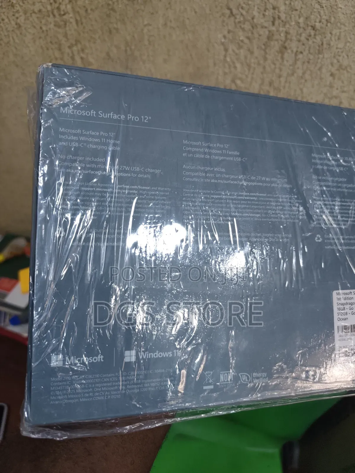 New Microsoft Surface Pro 7 512 GB