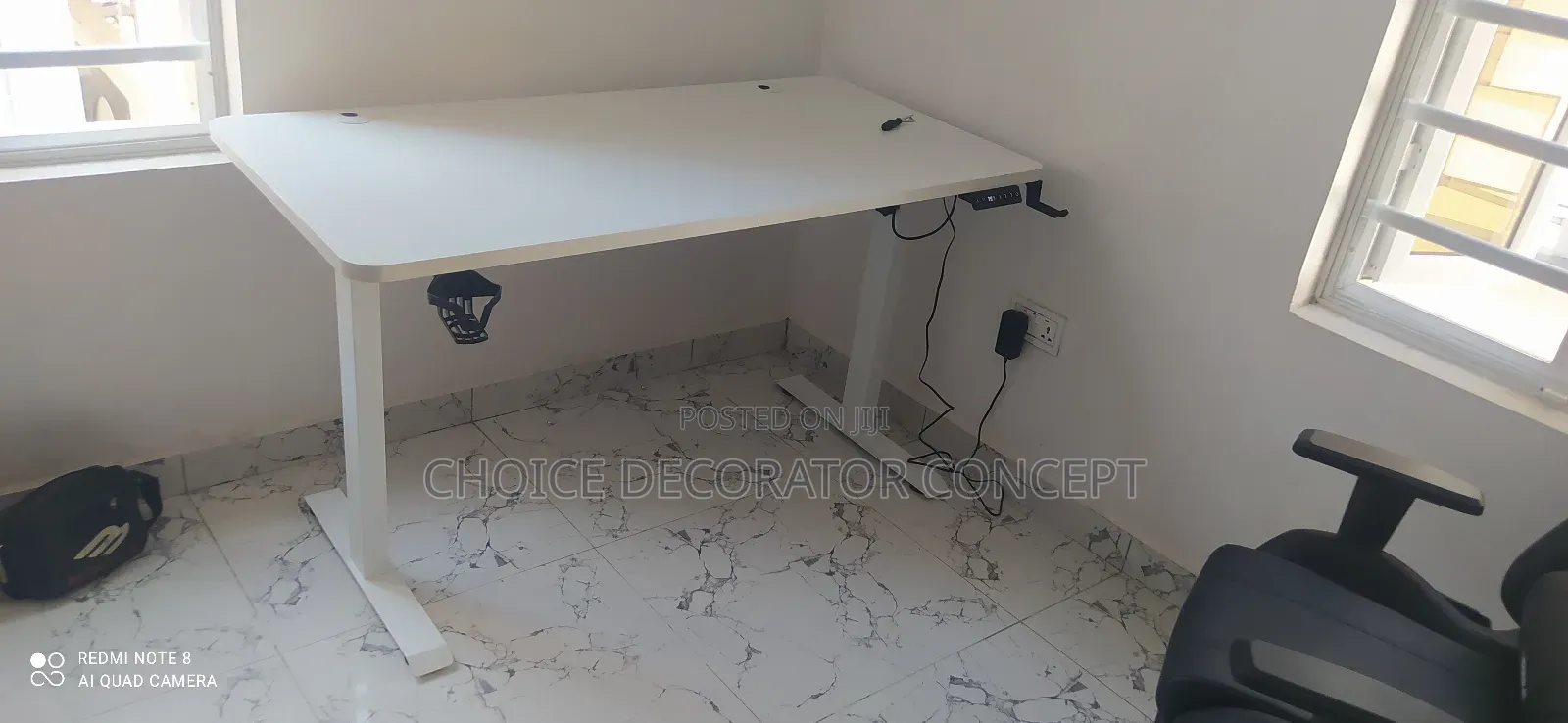Electric Height Adjustable (White)