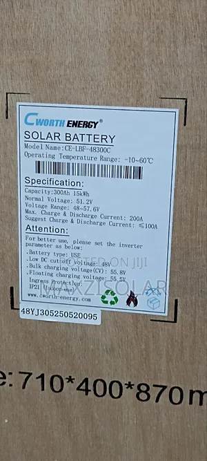 20kwh Cworth Lithium Battery