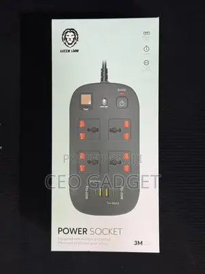Green Lion 40w Multiport Smart Power Socket 3500w (3m)