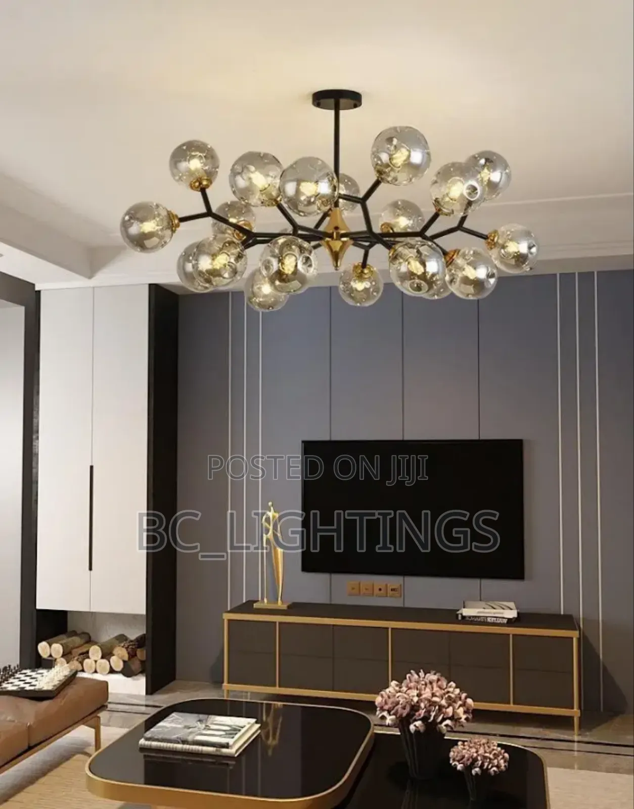 Modern Luxury Glass Led Chandelier Light