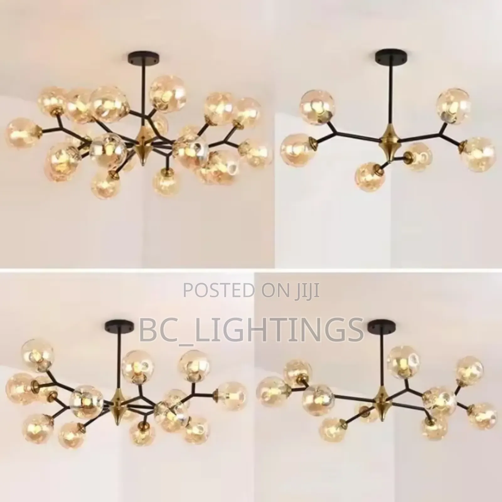 Modern Luxury Glass Led Chandelier Light