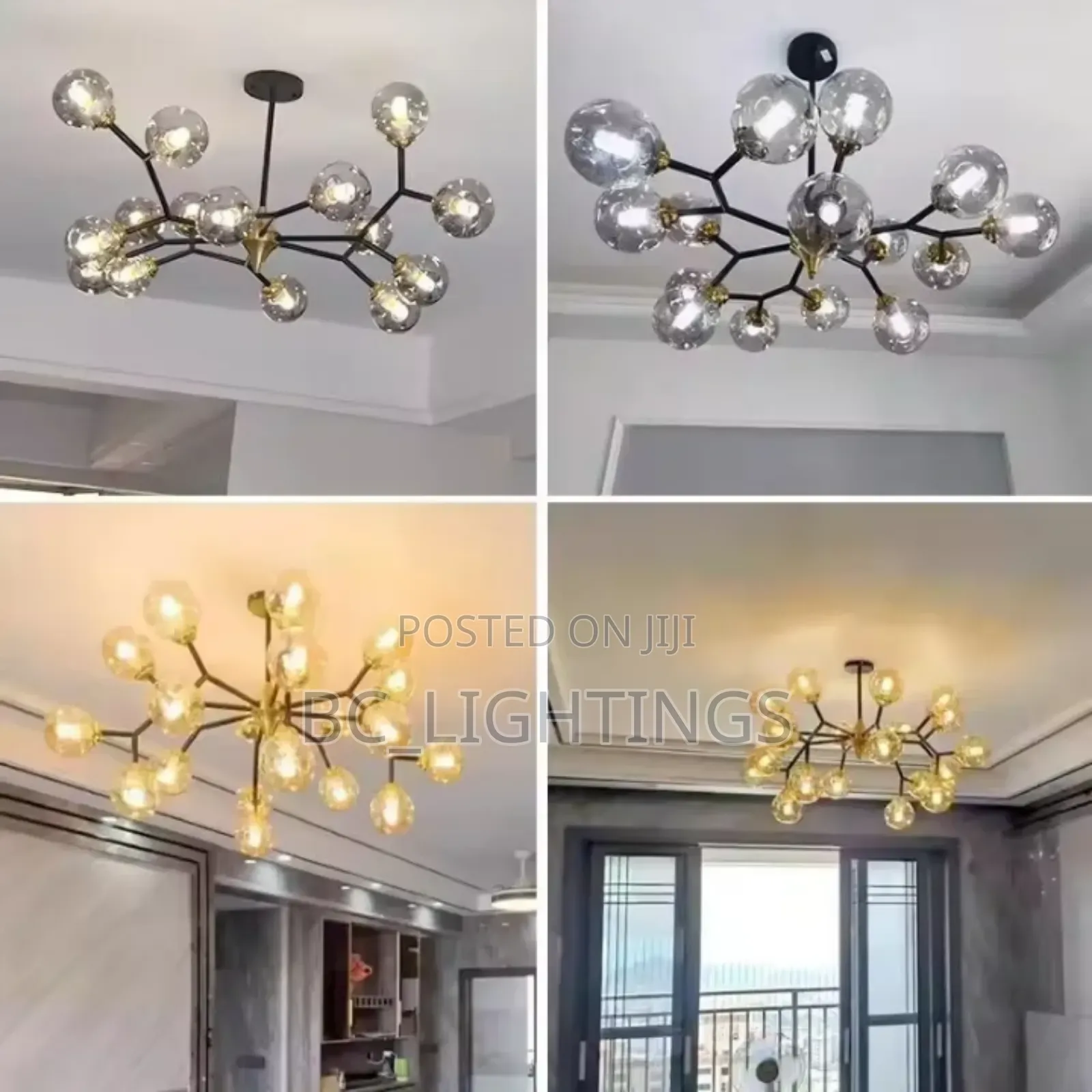 Modern Luxury Glass Led Chandelier Light