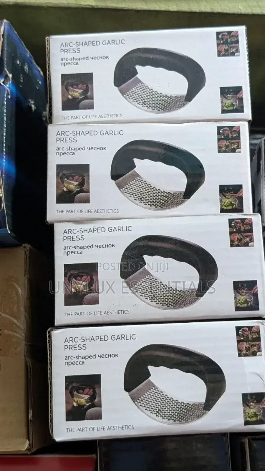 Stainless Steel Garlic Crusher