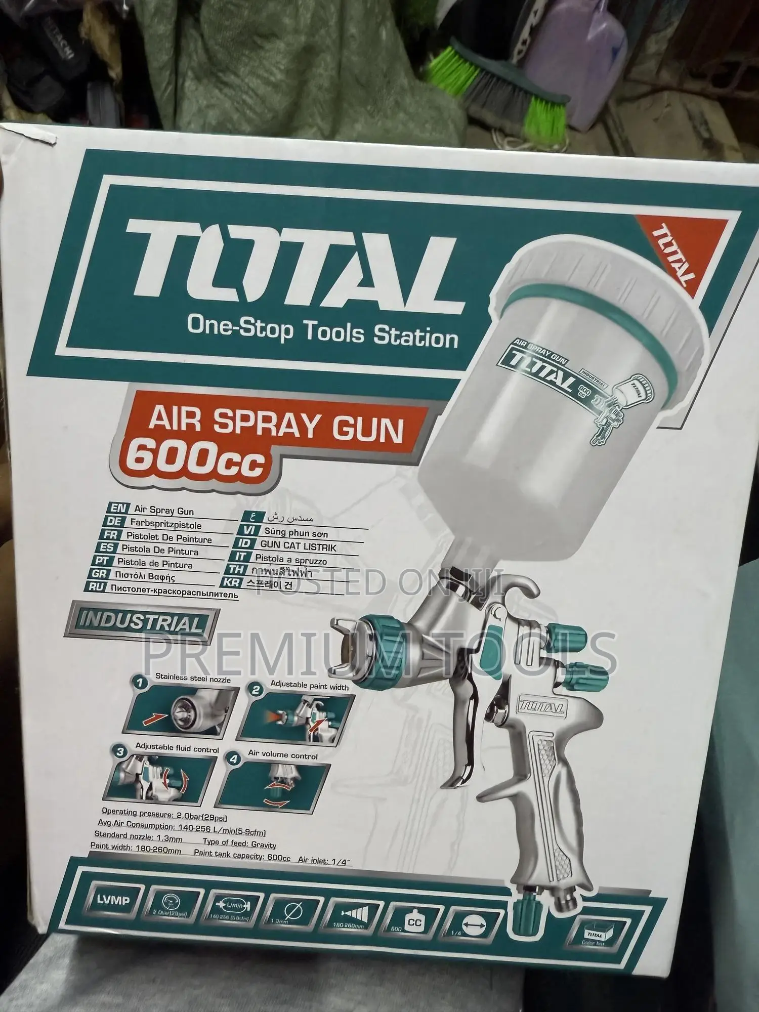Total Air Spray Gun 600cc