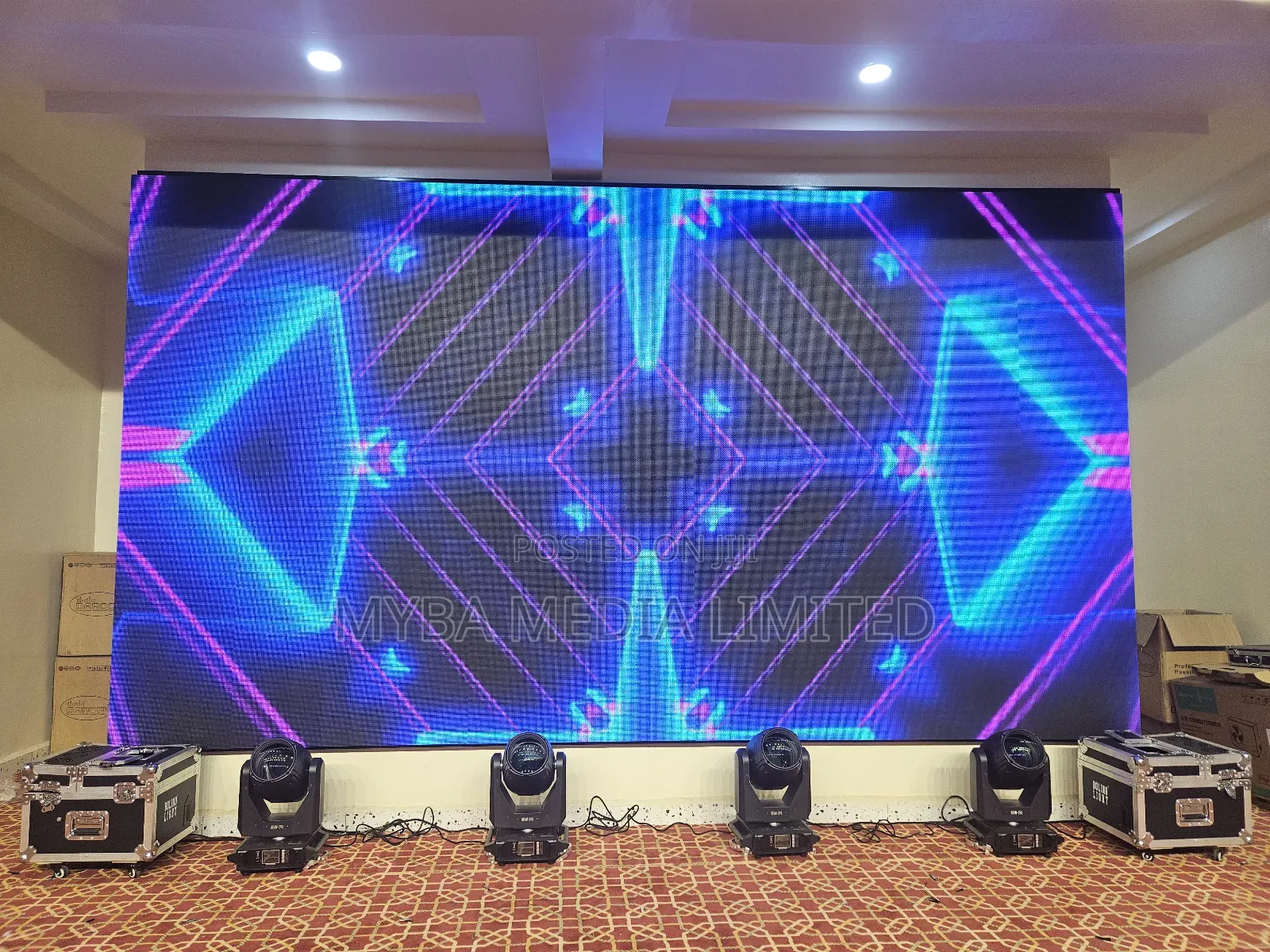P3 Cabinet Led Screens At Myba