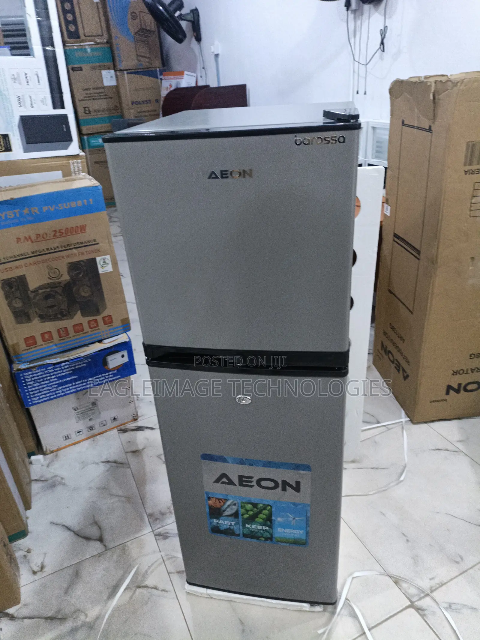 Aeon 138l Double Door Refrigerator