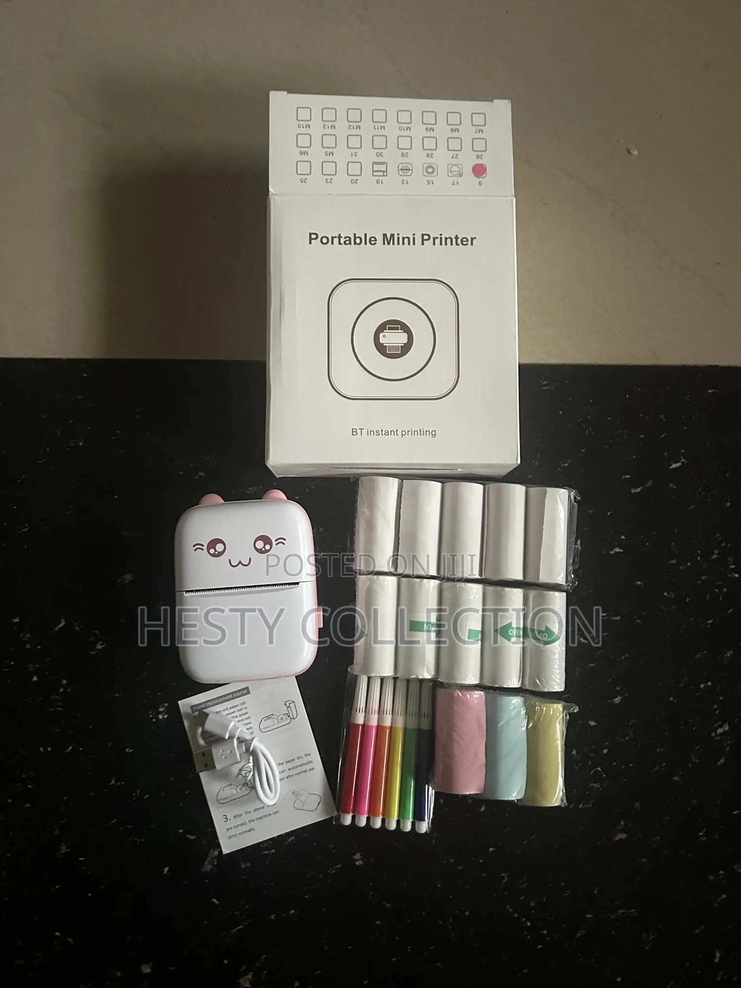 Portable Mini Printer With Accessories