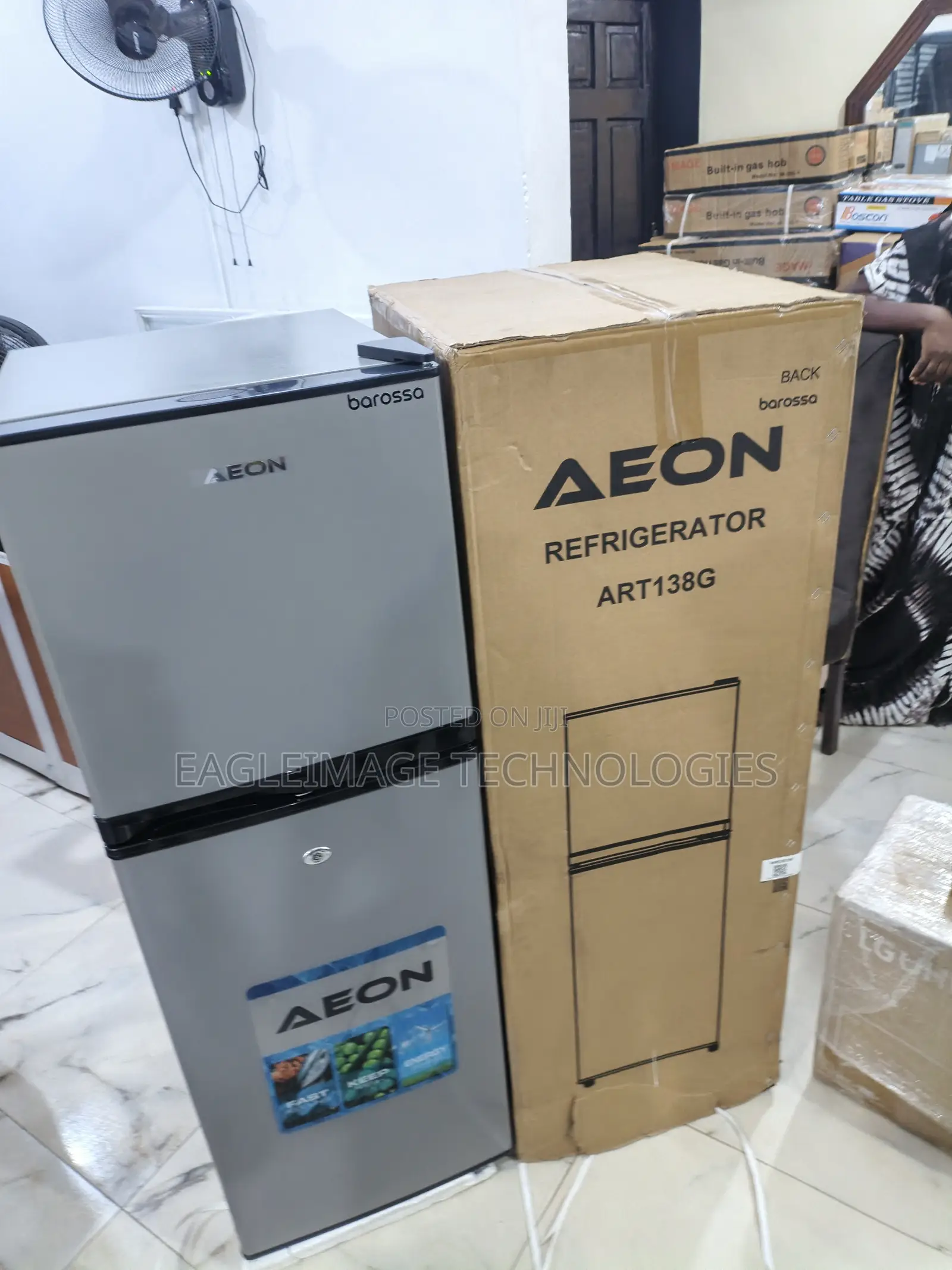 Sleek Aeon 138l Double Door Refrigerator