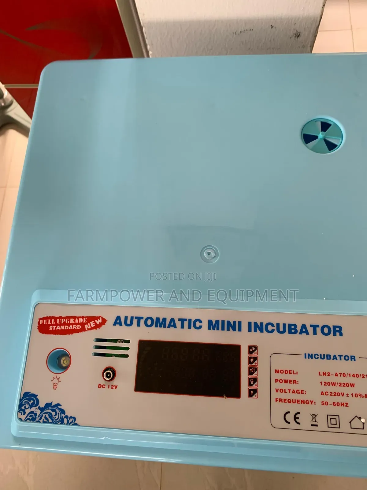 500 Capacity Automatic Incubator
