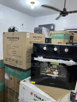 Polystar Pv-Eg271bb 60cm Modern Built-in Oven Dual Fuel Power