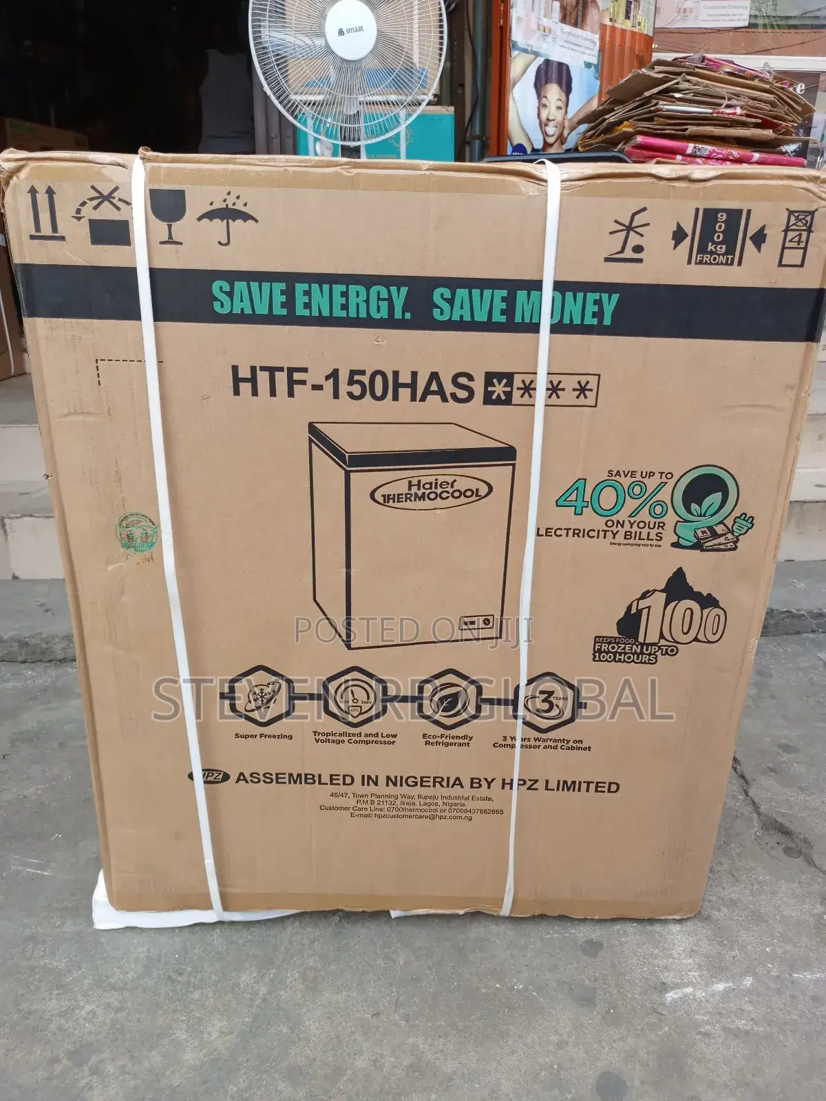 Haier Thermocool Chest Freezer 150l – Silver (Htf-150l / HTF-150has)