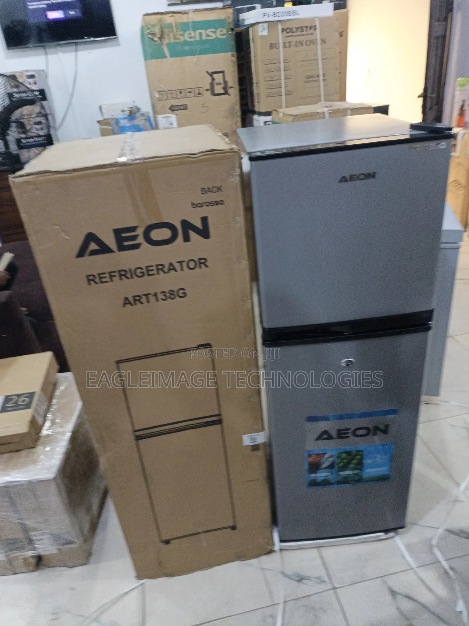 Top-Tier Aeon 138l Double Door Refrigerator