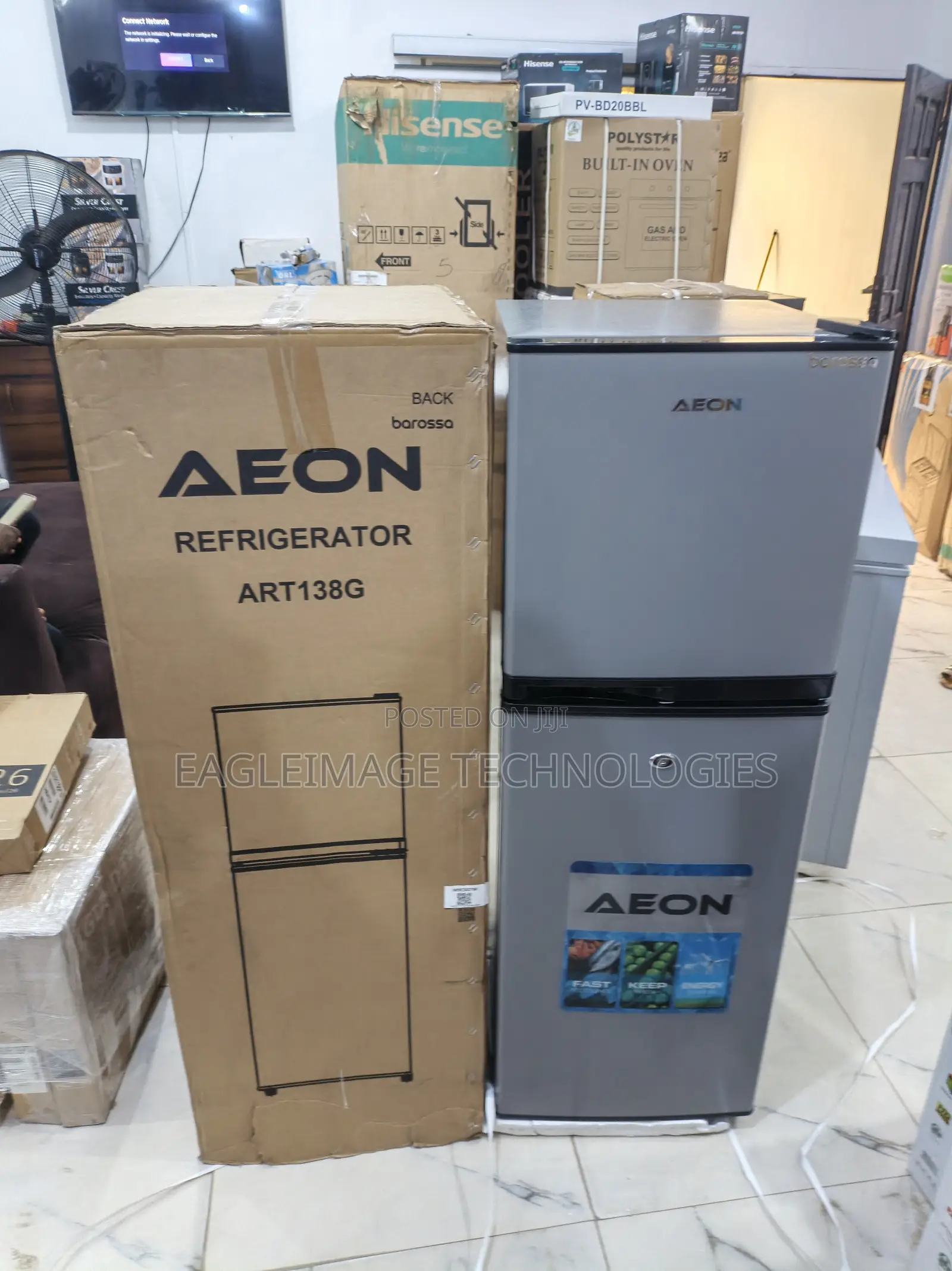 Hygienic Aeon 138l Double Door Refrigerator