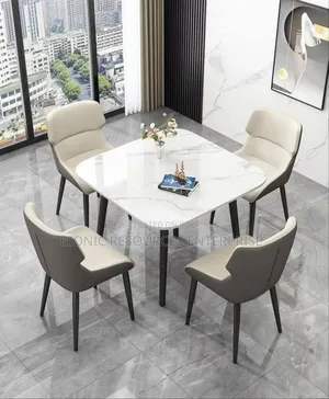 High Quality 4 Seater Marble Dining Set