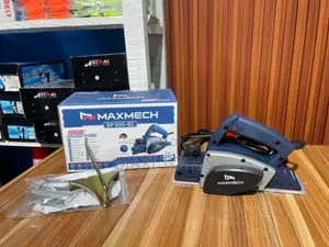 Maxmech Ep 500-82 Electric Planer. This Handheld Power Tool Is Wooden