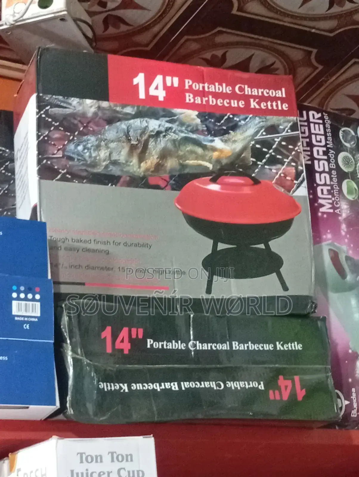 E0 in Portable Charcoal Grill