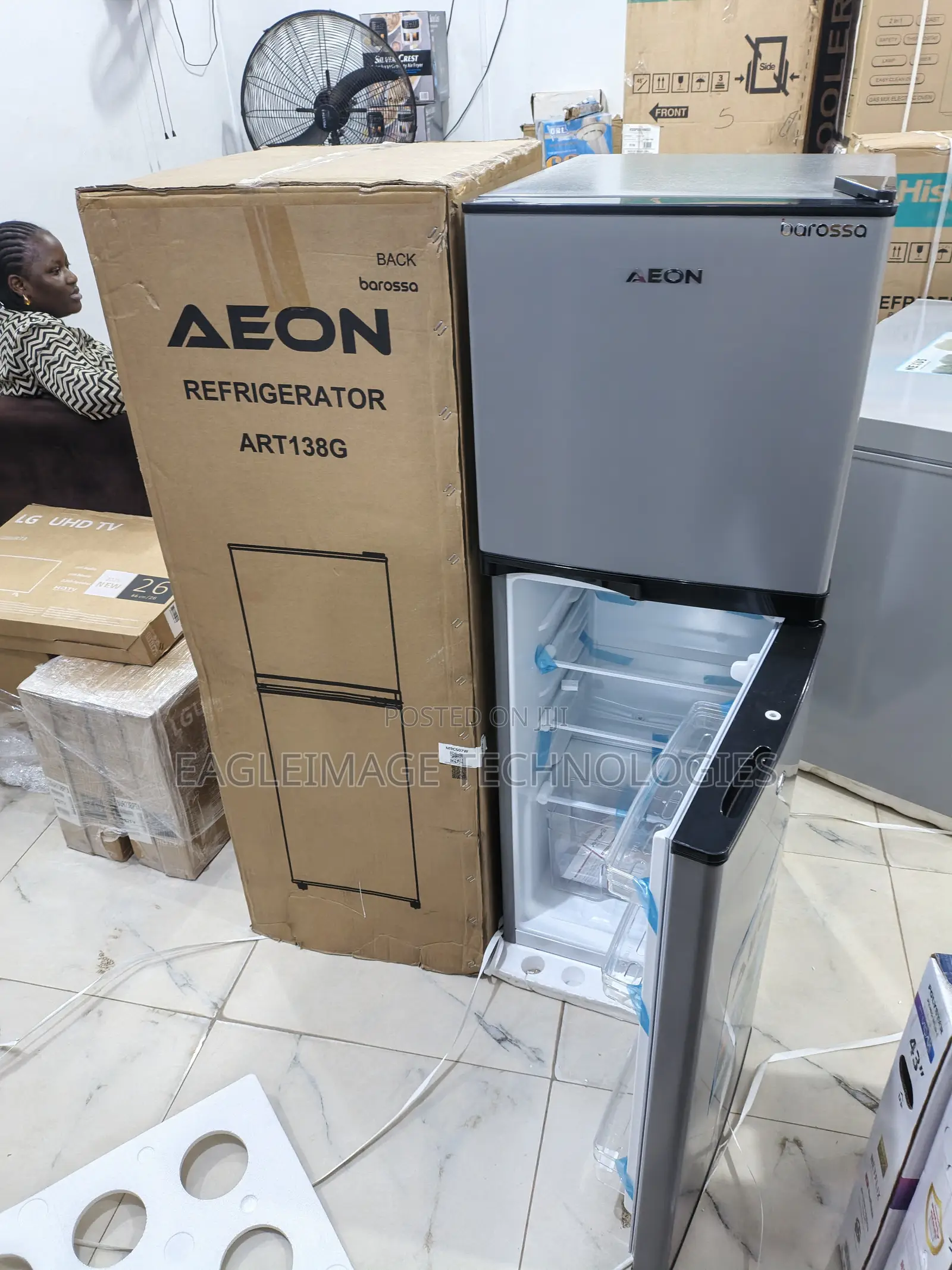 Solid Built Aeon 138l Double Door Refrigerator
