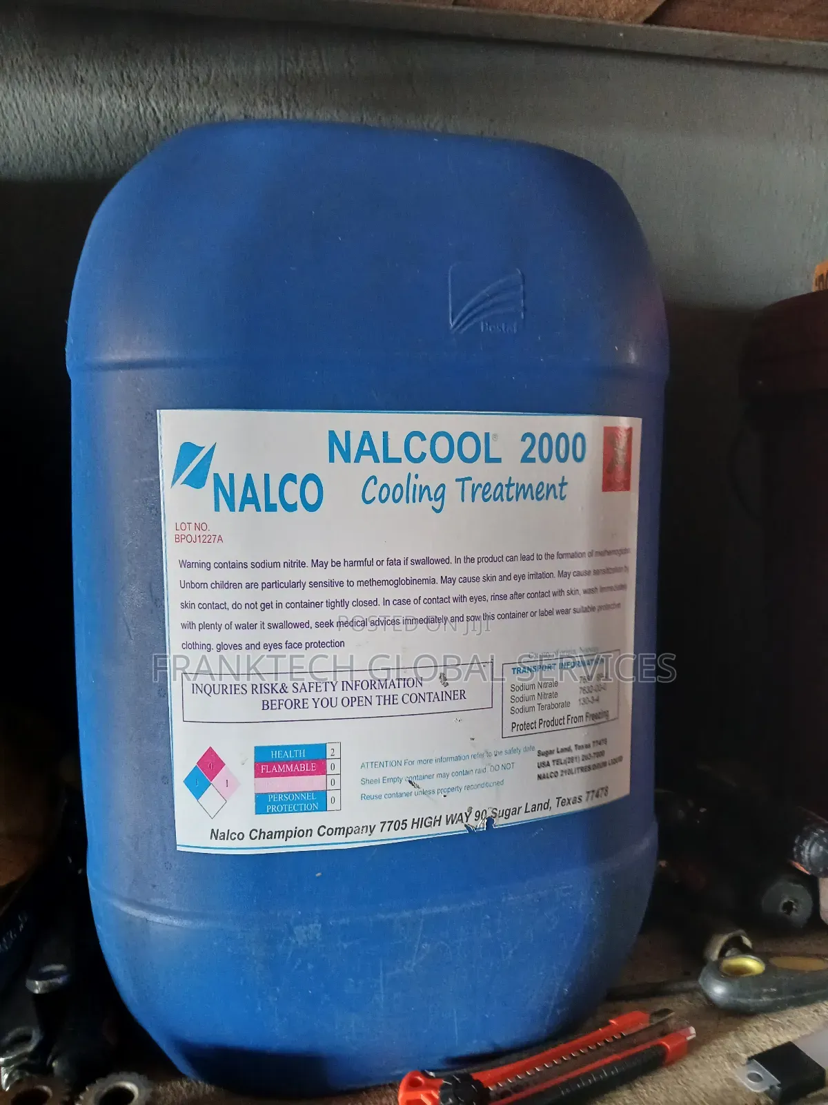 Nalcool 2000  25 Litrs Cooling Treatment