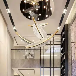2026 Light Luxury Crystal Leaf Feather