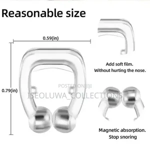 1. Anti-Snoring Nose Clip – Easy Breathing Sleep Aid