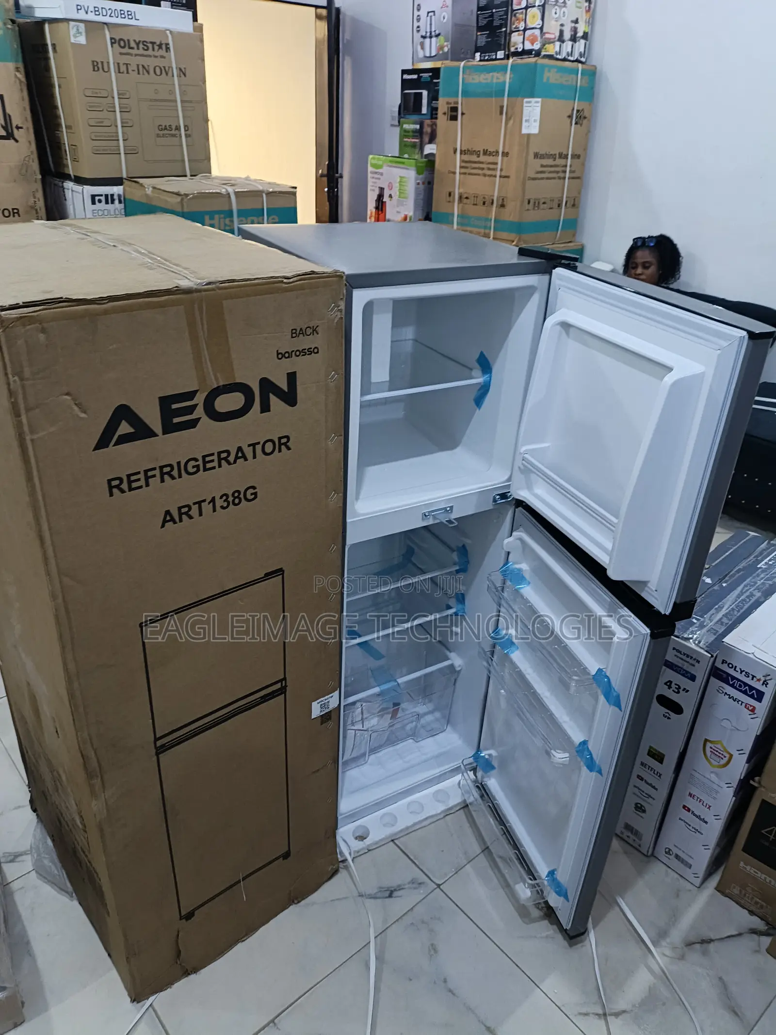 Multi-Functional Aeon 138l Double Door Refrigerator