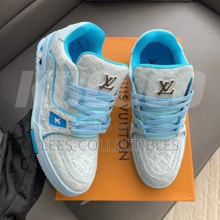 Top Quality Louis Vuitton Tyler Blue Sneakers