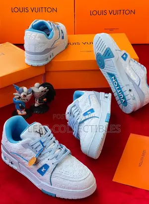 Top Quality Louis Vuitton Tyler Blue Sneakers