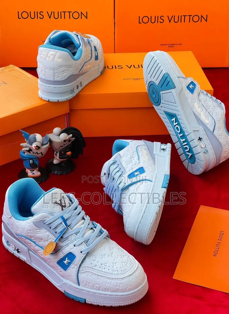 Top Quality Louis Vuitton Tyler Blue Sneakers