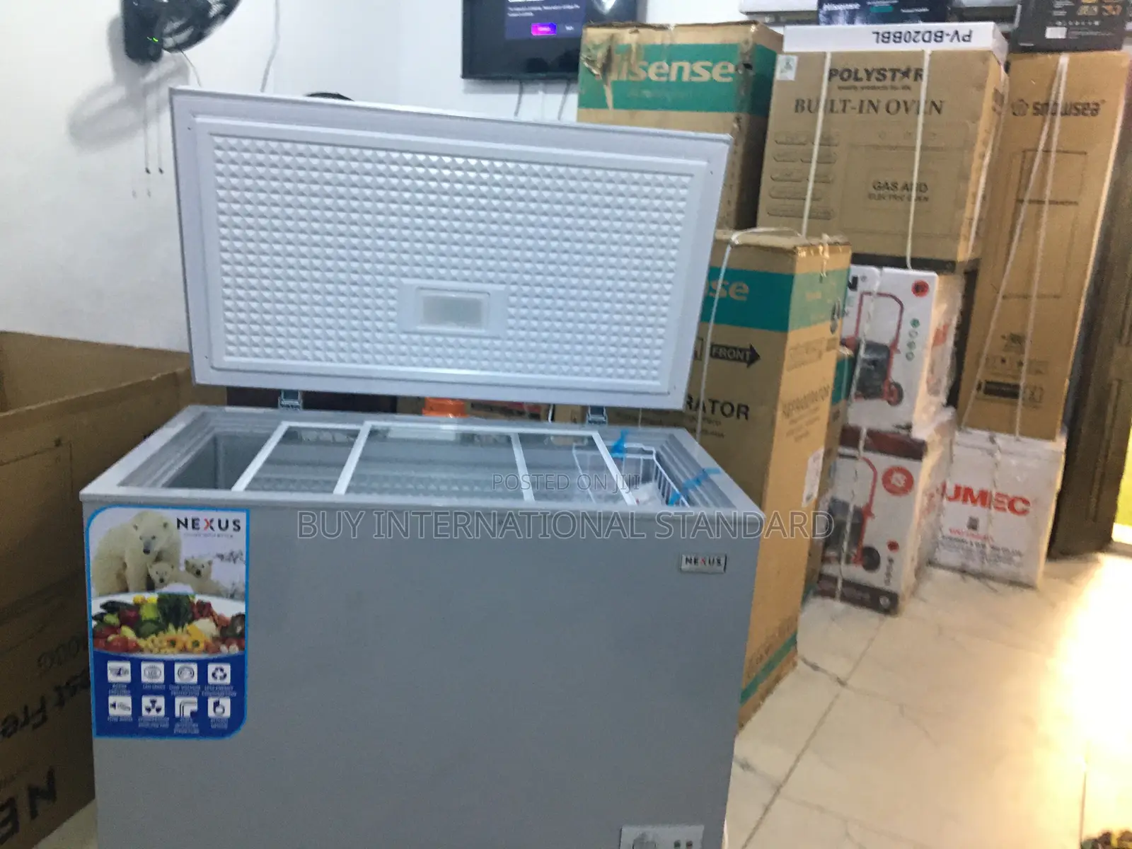 Nexus 320 L Double Door Freezer – Stable Cold, Large Capacity