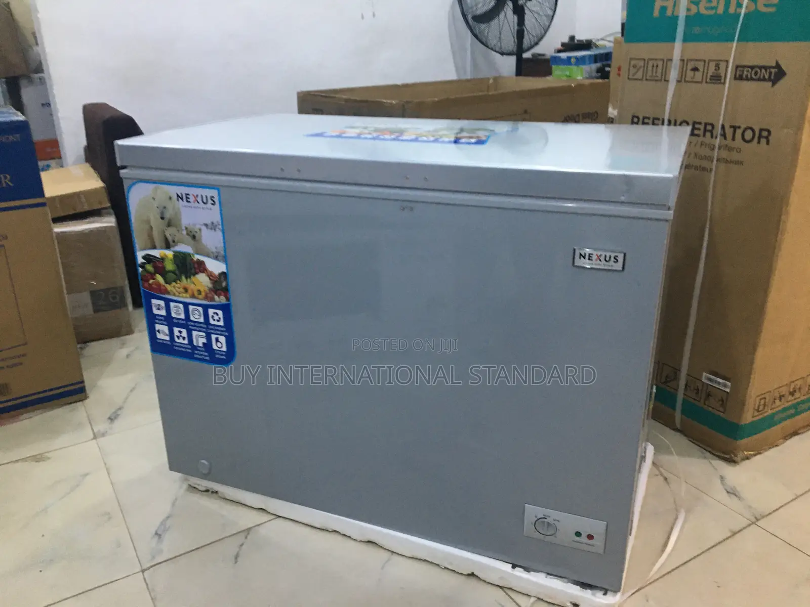 Nexus 320 L Double Door Freezer – Energy Efficient Model