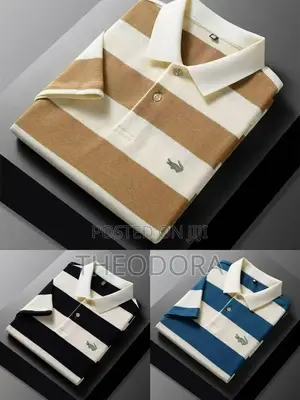 Premium Stripe Polo Shirt
