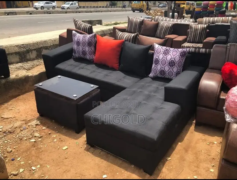 L Shaped With Table Is Available to Pick
