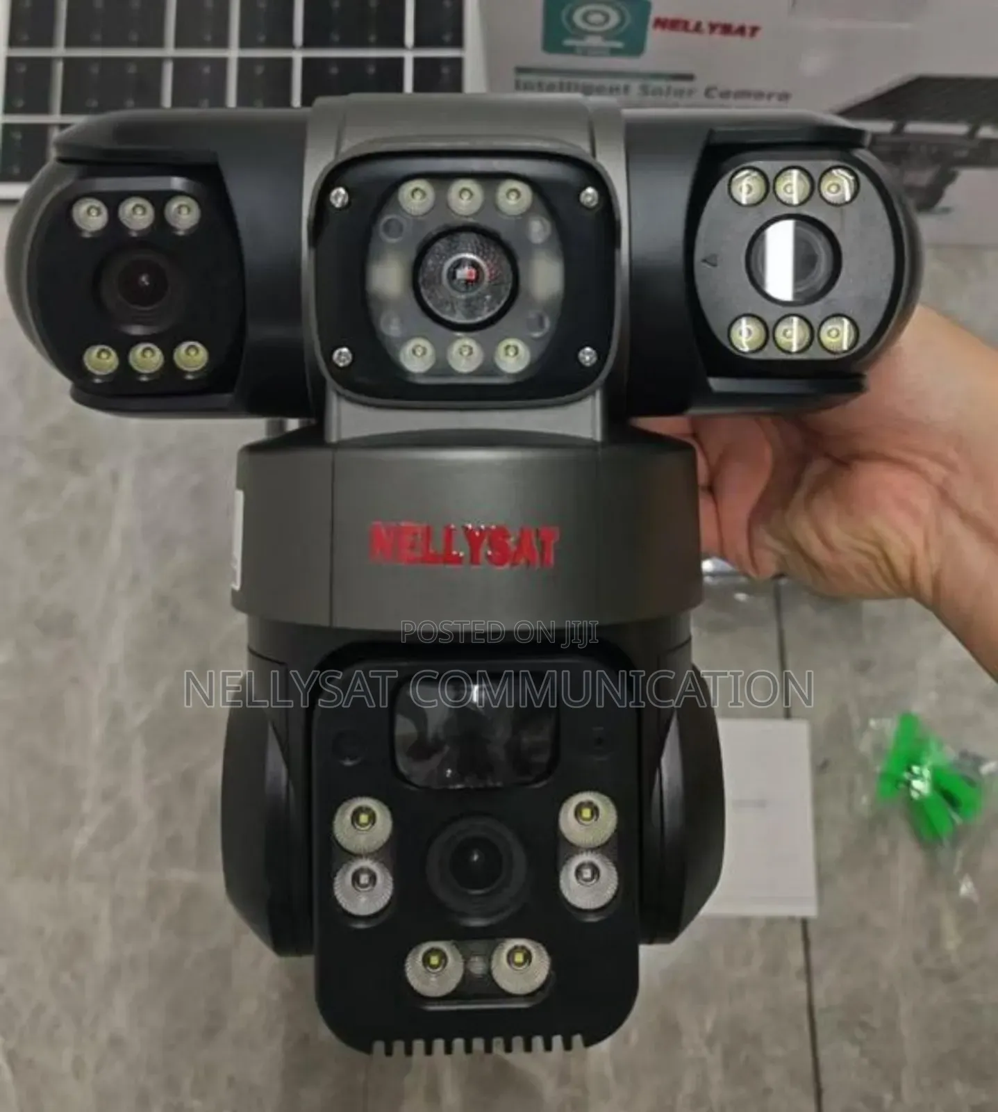 3lens PTZ
V380 App 
Solar Camera
#85,000