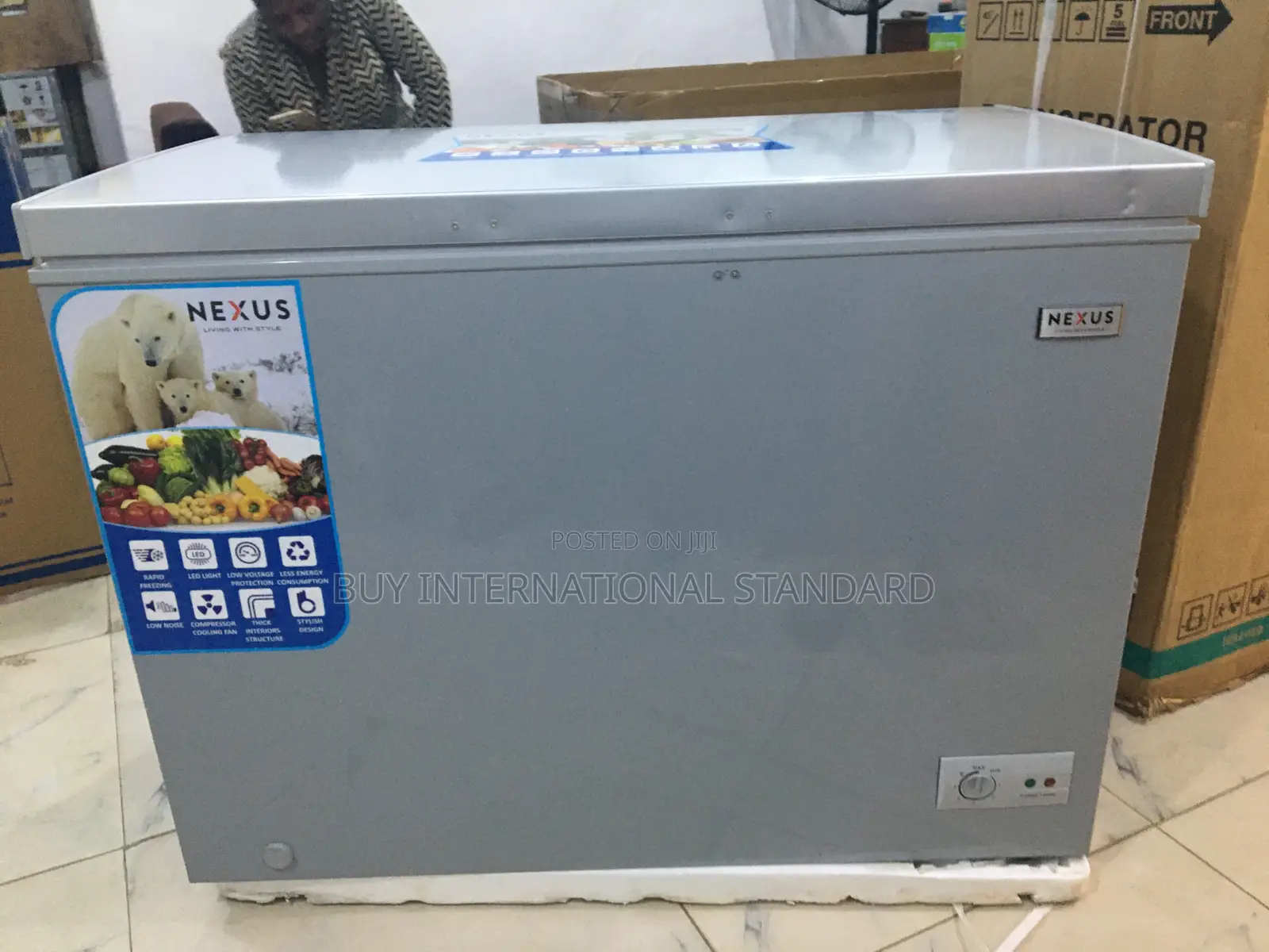 Nexus Double Door Chest Freezer 320l