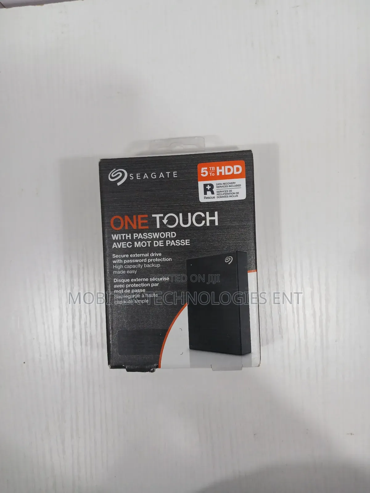 5tb Seagate One Touch External Portable Storage Hard Drive