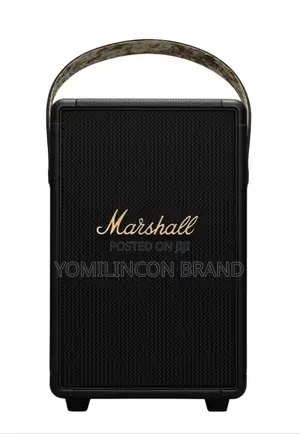 Marshall Tufton Portable Bluetooth Speaker, Black Brass