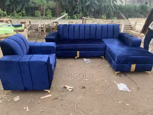 Loving Room Blue L Shaped With Good Quality Material