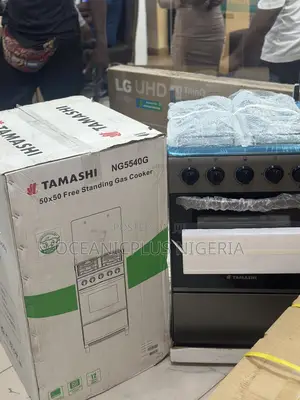 Brand New Tamashi 50x50 Ng5540g Four-Burner Gas Cooker