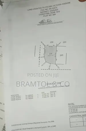 1200sqm Residential Land in Gaduwa