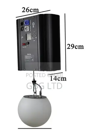 Bulk Offer- 30psc Full Colour DMX Winches With 30cm Led Kinetics Balls
