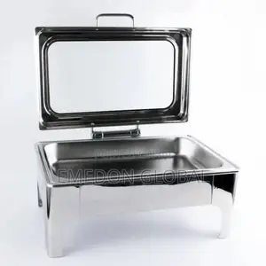 Stainless Steel Silver Spring Tip Chafing Dish