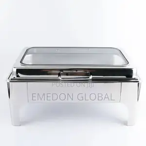 Stainless Steel Silver Spring Tip Chafing Dish
