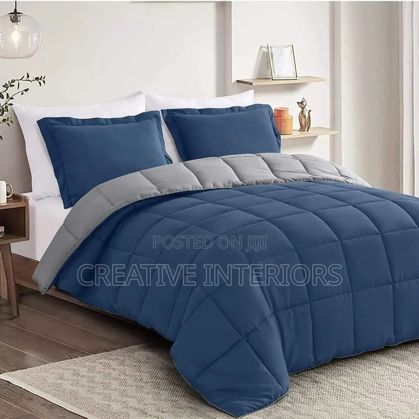 Plain Pattern Duvet Set